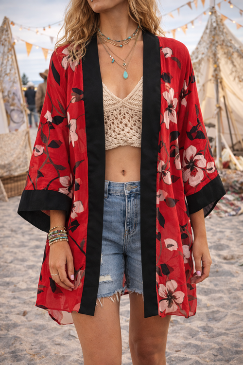 Blossom - Kimono style jacket