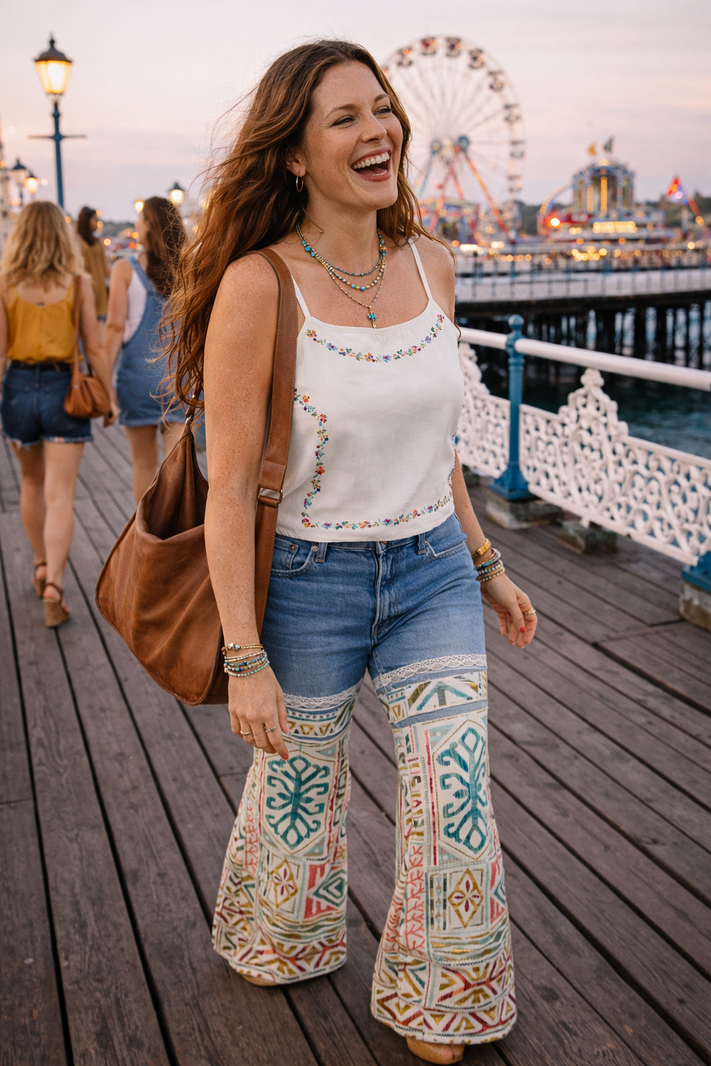 Dune - up-cycled boho flares