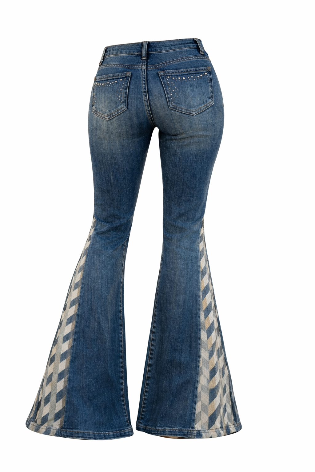 Driftwood Dream - Upcycled Boho Flare Jeans