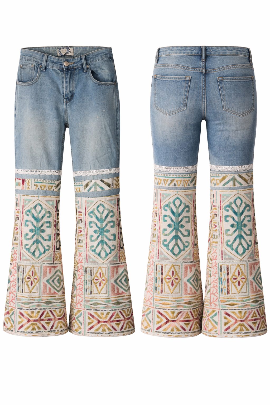 Dune - up-cycled boho flares
