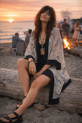 Indonesia - sheer Kimono style jacket