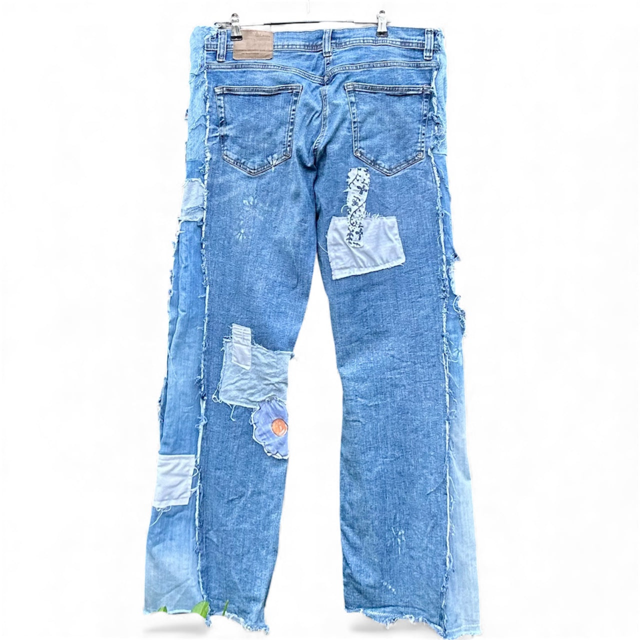 Saltwater Story- Up-cycled Blue Jeans
