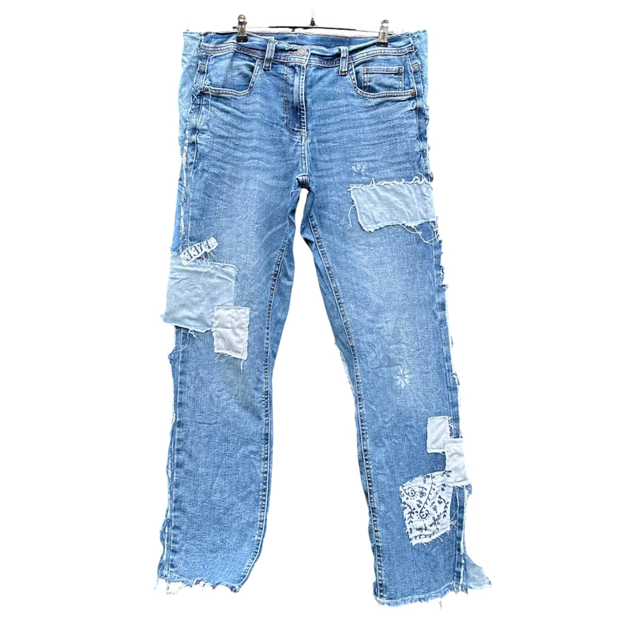Saltwater Story- Up-cycled Blue Jeans