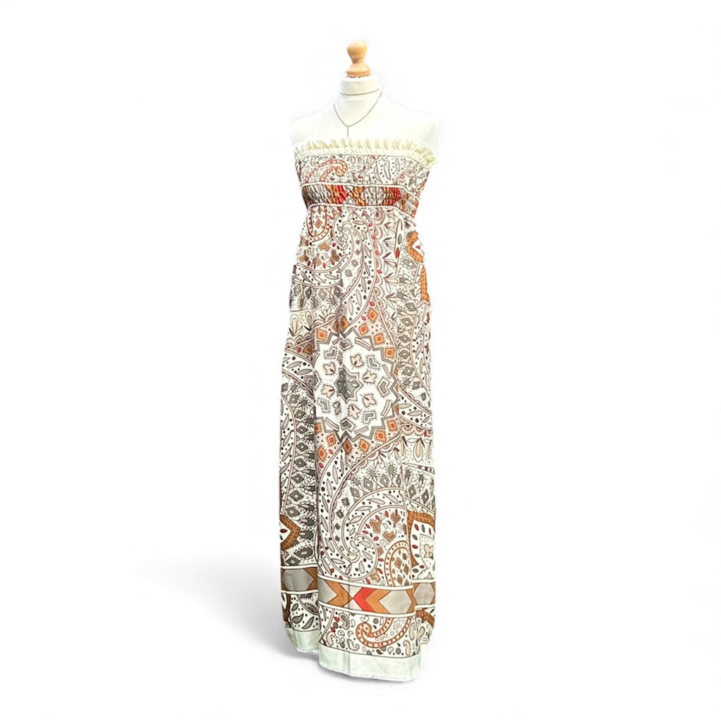 India - Shirred maxi dress