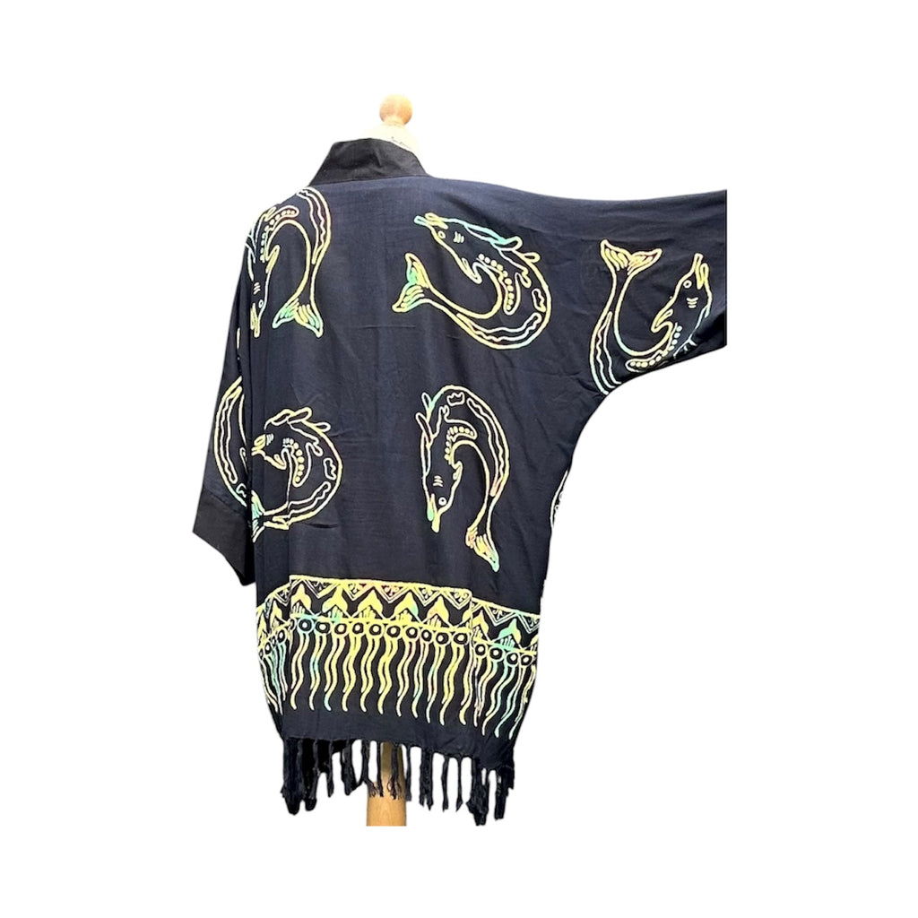 Morrocco - black kimono jacket