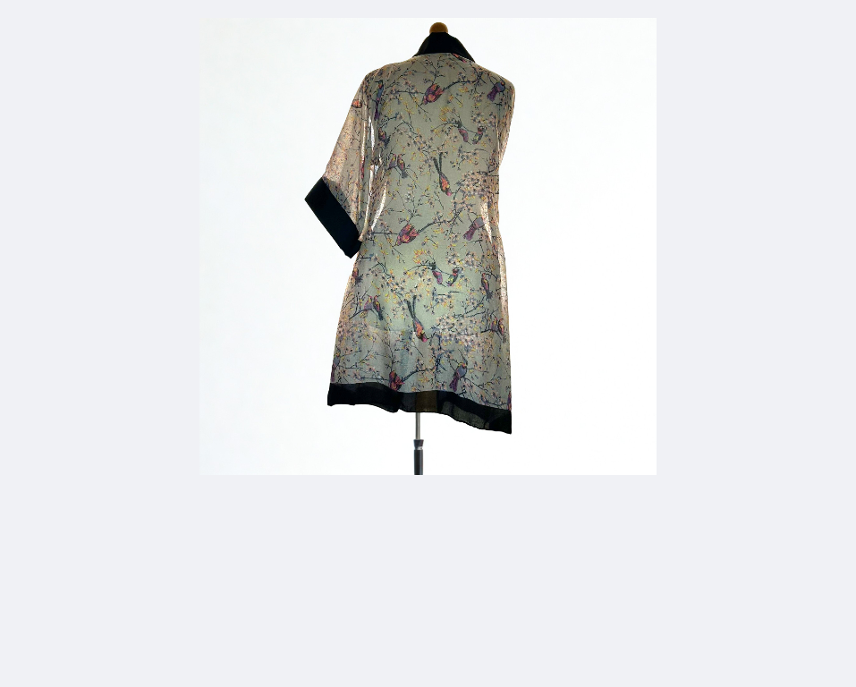 Indonesia - sheer Kimono style jacket