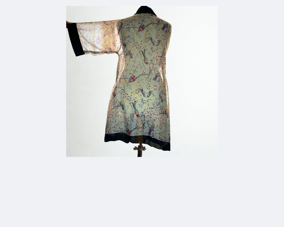 Indonesia - sheer Kimono style jacket