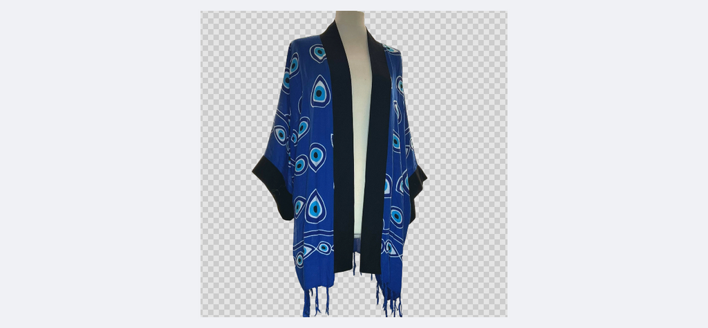 Nazar - Blue kimono style jacket