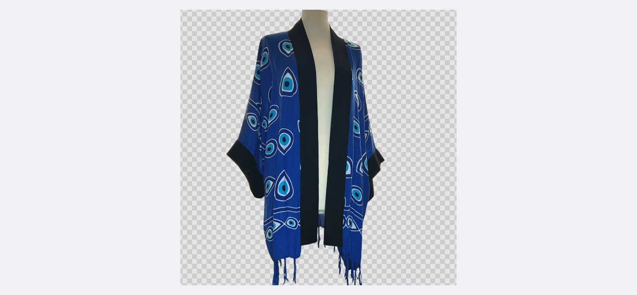 Nazar - Blue kimono style jacket